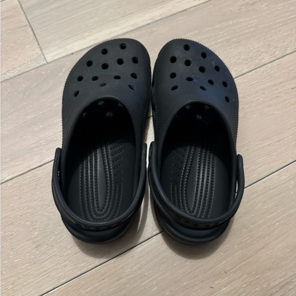 Kids Black Clogs